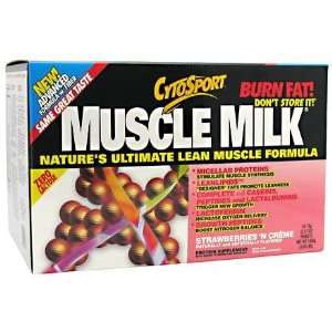  Cytosport Muscle Milk, Strawberries N Creme, 20   2.47 oz 