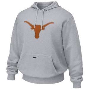  Nike Texas Longhorns Ash Tackle Twill Logo Hoody 