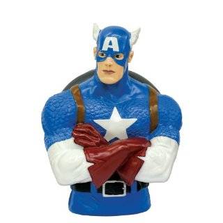  Captain America Resin Figural Bank: Toys & Games