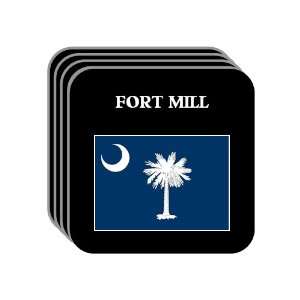US State Flag   FORT MILL, South Carolina (SC) Set of 4 Mini Mousepad 