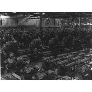  Chrysler automobile plant, Detroit, MI 1942,World War 