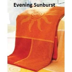  Biederlack Borbo Evening Sunburst Throw Blanket 