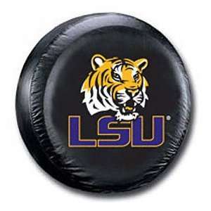  LSU Tigers Black Spare Tire Cover: Sports & Outdoors