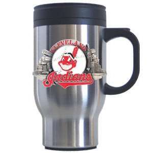  Cleveland Indians Stainless Steel & Pewter Travel Mug 