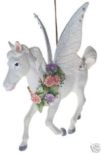 December Diamonds Ornament PEGASUS Winged Horse  