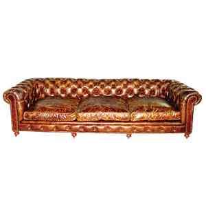   seater sofa cigar finest in handcrafted leather English club series