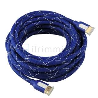   Premium 1.4 25ft 7.6m HDMI Cable For 3DTV Samsung Sony Blu ray  