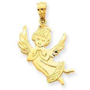  14k Praying Angel Pendant Jewelry