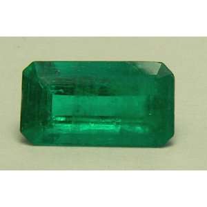  1.76 Cts Natural Colombian Emerald Cut 