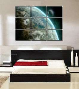 Planet Earth Viewed From Outer Space Wall Art 26x36  