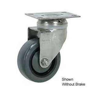 : Faultless Stainless Steel Swivel Plate Caster 4 Polyurethane Wheel 
