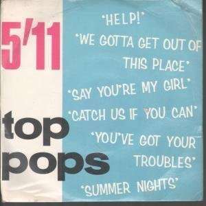   COVER VERSIONS 7 INCH (7 VINYL 45) UK SUMMIT 1965 TOP POPS 7 Music