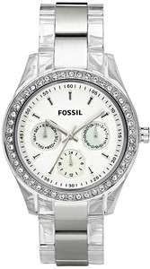 NEW Fossil Stella Multifunction White Dial Watch ES2821  