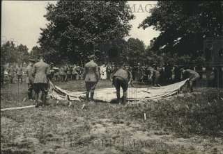 1910s Soldiers Learn Put Up Portable Tent Hospital WWI  