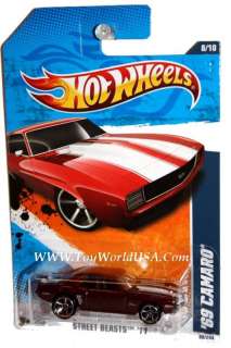 2011 Hot Wheels Street Beasts #88 69 Camaro  