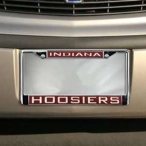  Indiana Hoosiers Chrome License Plate Frame : Automotive