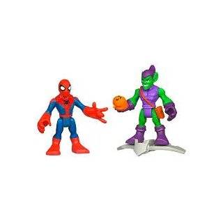 Marvel Super Hero Adventures Mini Figure 2Pack Spiderman Green Goblin