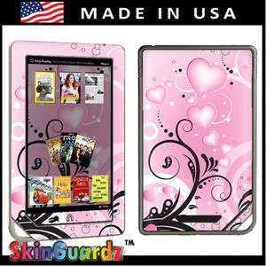 Pink For Love Vinyl Case Decal Skin To Cover Barnes & Noble Nook Color 