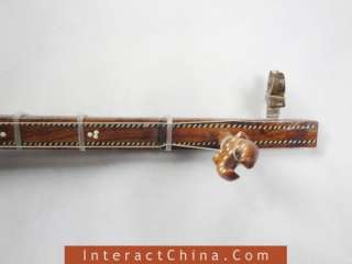 Uyghur Lute Xinjiang Handcraft Dutar + Case +Stand 45cm  