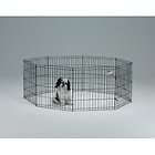 BIG Dog Pen Cage Pet Exercise Play Fence Gate Whelping  
