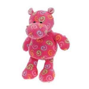   Plush   Color Swirls   HIPPO (Bubble Gum Pink   18 inch): Toys & Games