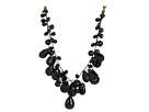 Chan Luu Long Braided Cotton Cord Necklace With Onyx Stones Woven By 
