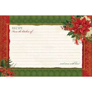   Classic Christmas 4 X 6 Recipe Cards   Pkg. Of 36