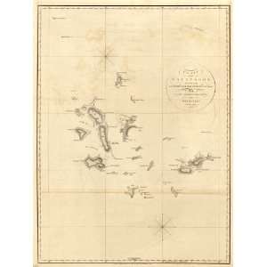  1794 map of Galapagos Islands, Discovery