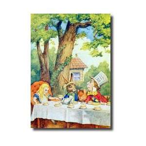  The Mad Hatters Tea Party Illustration From alice In 