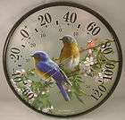   Outdoor Dial Thermometer BLUEBIRD Yard Garden   American Made in USA
