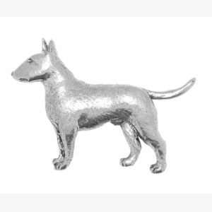  Pewter Pin Badge Dog English Bull Terrier: Home & Kitchen