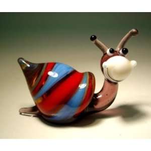  Blown Glass Art Animal Insect Figurine Happy SNAIL: Home 