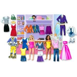 Best Friends Dress up Felt Dolls Set (20+ Felt Figures, Flannelboard 