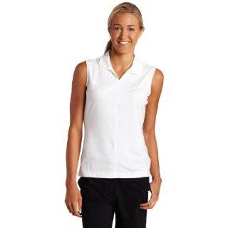    NIKE Womens Tech Pique Sleeveless Golf Polo Shirt: Clothing
