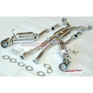   Stainless Steel Dual Exhaust with Y Pipe 03 04 05 06 07: Automotive