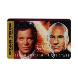   Phone Card: 20u Star Trek Generations: Complete Set of 13 Diff Premier