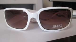 NWT Authentic GUESS GU6268 White Womens Sunglasses $80.00  