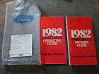 1982 Ford Truck F 100 thru 350 Series   OWNERS MANUAL