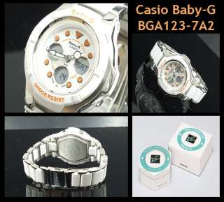 Casio Baby G BGA123 7A2 Womens Sports Watch 079767946234  