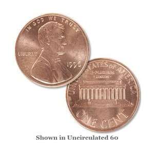  Red Unciculated 1996 Lincoln Penny 