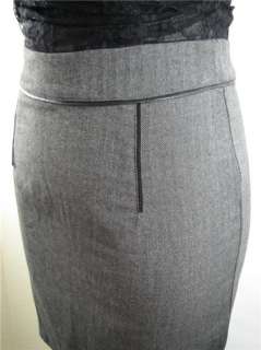 Black Lace & Tweed Convertible Strap Mini Dress Sz M L  
