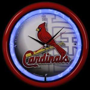 MLB St Louis Cardinals Plasma Wall Clock  Sports 