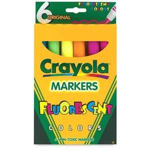  Crayola Classic Original Marker Sets   Fluorescent Colors, Set 
