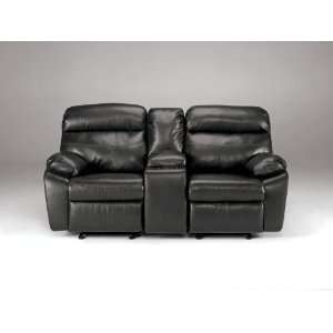 Ashley Furniture 948 Series Sander DuraBlend Charcoal Double Reclining 