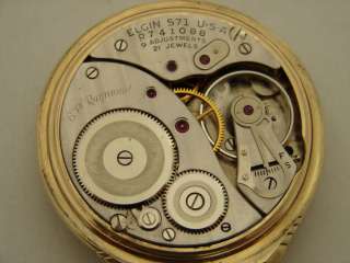   Raymond 21j 10K Gold Filled Pocketwatch Rare Canadian Dial  