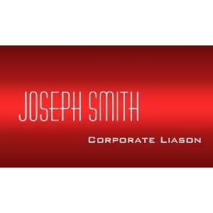  : Shades of Red Professional Standard Business Cards: Office Products