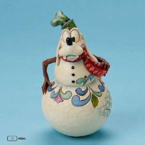   Disney Jim Shore Christmas Snowman Goofy Sway Figurine: Home & Kitchen