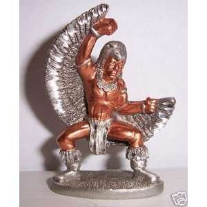  Pewter Native American Indian Feather Dancer   Small 