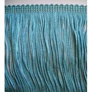  4 Long Sky Blue Chainette Fringe Trim 007 Sold By The 
