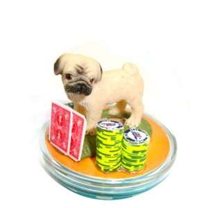  Poker Card Marker Pug Blonde Color